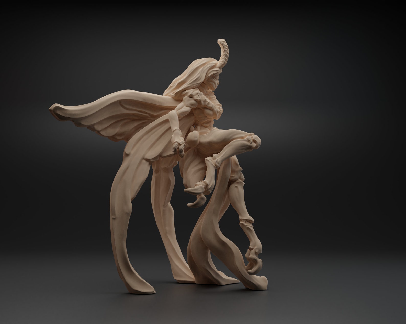 Moth Knight 3D Printed Miniature Model for DnD and | Etsy