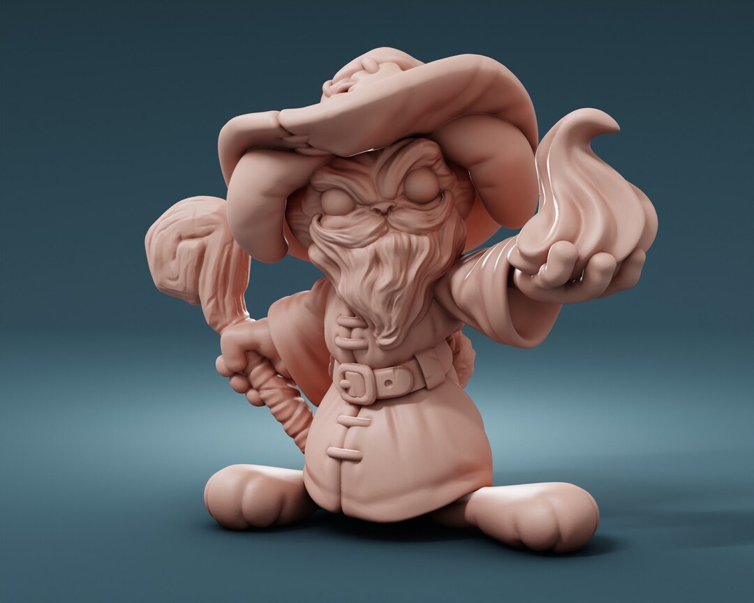 Rabbit Folk Mage Resin Miniature Dnd Miniatures Dungeons & Dragons ...