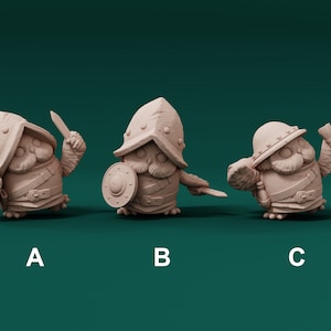 Owl Knight - Resin Miniature - DnD Miniatures - Dungeons & Dragons Miniatures - Pathfinder Miniatures - RPG - Tabletop Miniatures