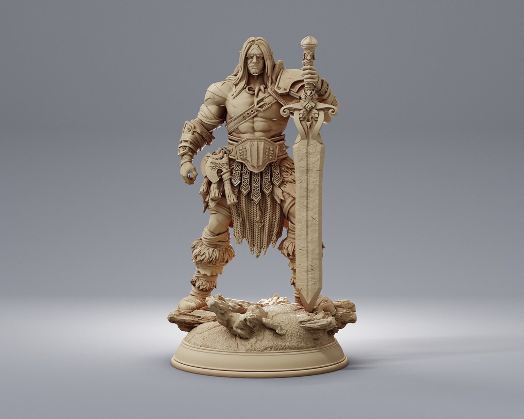 Human Paladin, Fighter Battlemaster With Maul PC / NPC, DnD 5e Gift Un - Foto 4