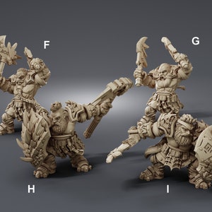 Dwarf Fighter - Resin Miniature - DnD Miniatures - Dungeons & Dragons Miniatures - Pathfinder - Frostgrave - RPG - Tabletop Miniatures