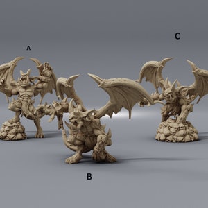 Infernal Imp - Resin Miniature - DnD - Dungeons & Dragons Miniatures - Pathfinder - Frostgrave - RPG - Tabletop - Wargaming - Demon