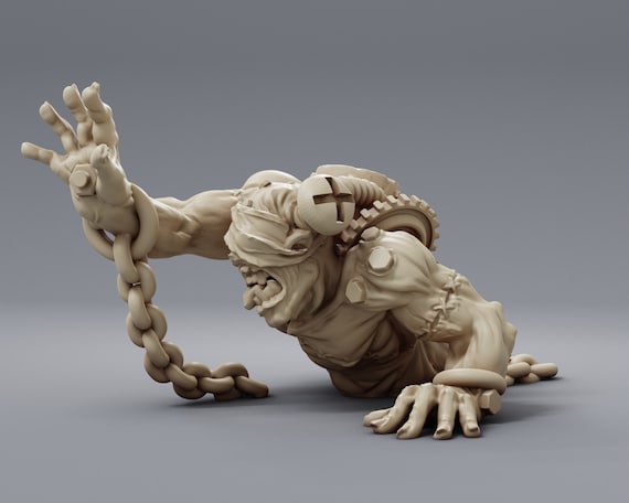 Golem Guard Miniature Dungeons and Dragons Mini RPG Tabletop