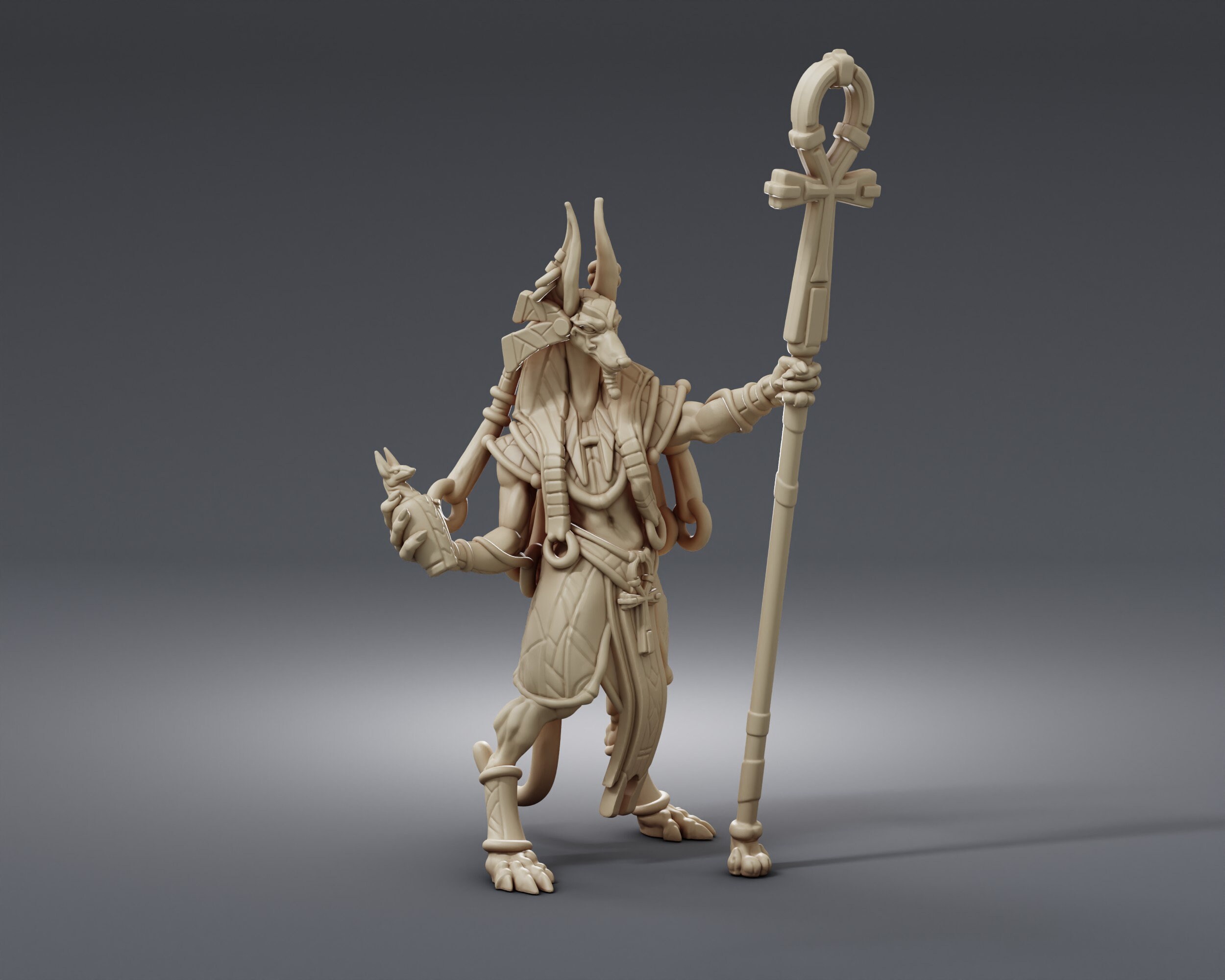 Anubis - Resin Miniature - Dnd Miniatures - Dungeons & Dragons ...