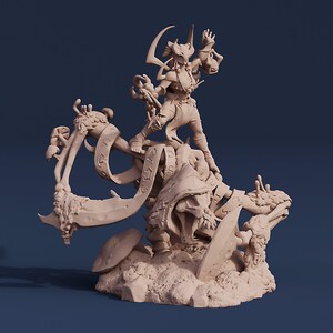 Necromancer - Resin Miniature - DnD Miniatures - Dungeons & Dragons Miniatures - Pathfinder Miniatures - RPG - Tabletop Miniatures