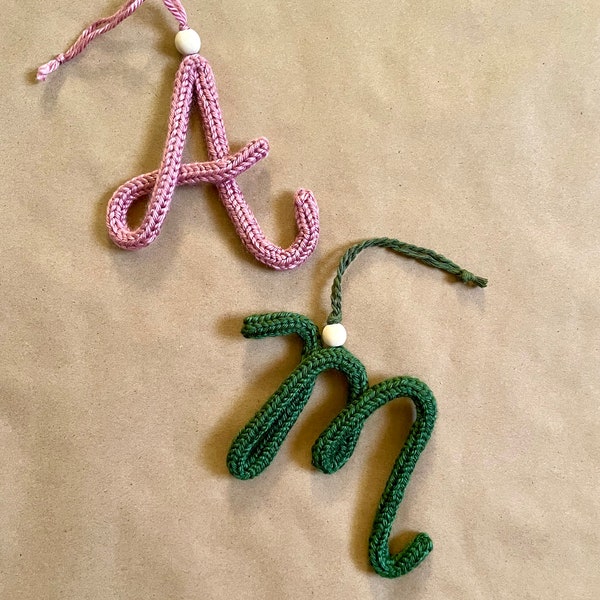 Knitted Wired Letter