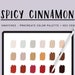 SPICY CINNAMON PROCREATE Color Palette + Hex Color Codes - Beige, Gray ...