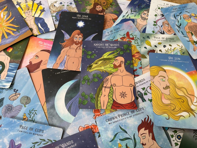 Arcane Warrior Tarot: a deck with messages from the divine masculine image 2