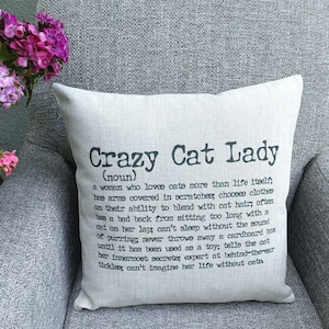 Crazy Cat Lady Cushion