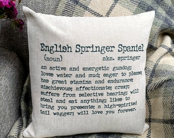 English Springer Spaniel Cushion