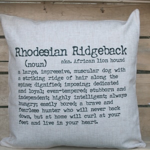 Rhodesian Ridgeback Cushion