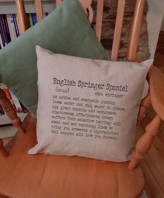 springer spaniel cushions