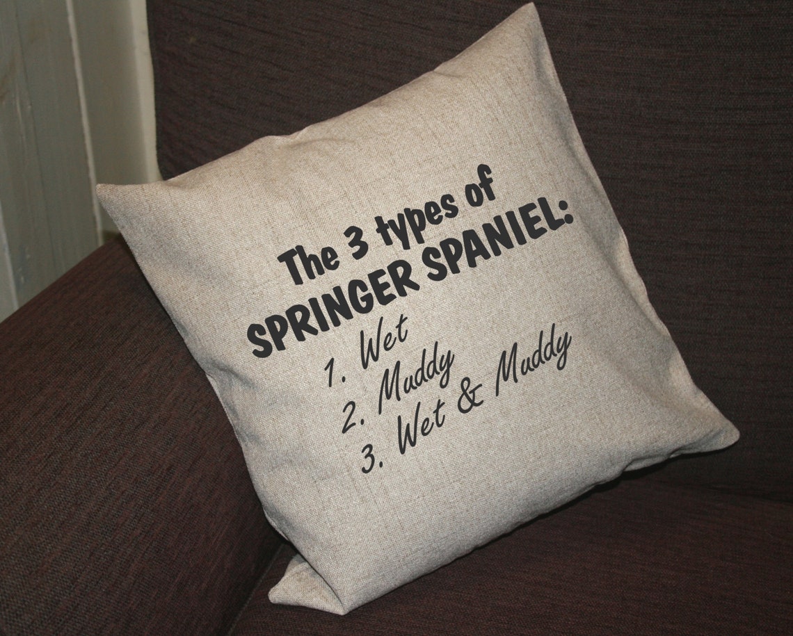 Springer Spaniel Cushion | Etsy