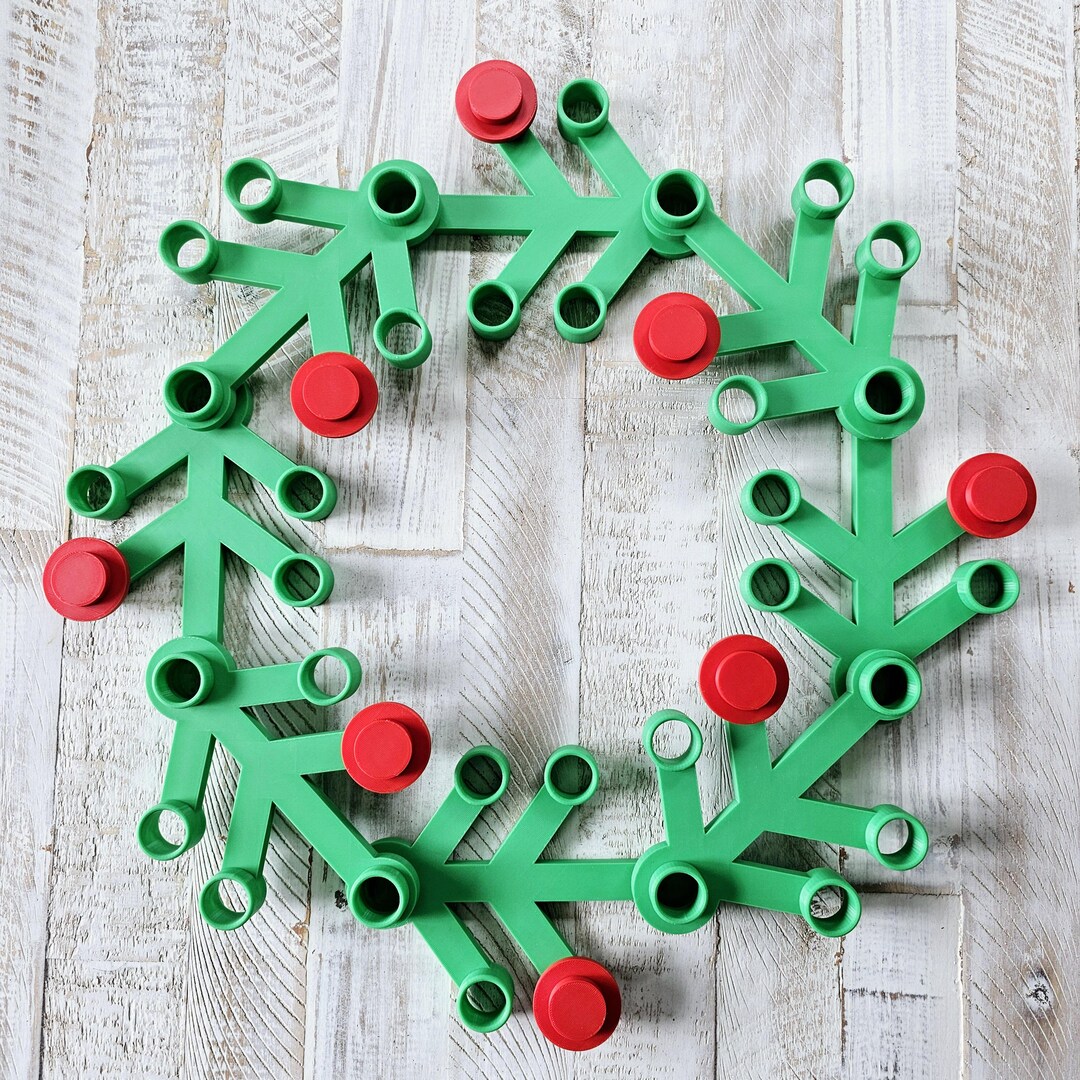 Giant Building Block Wreath: Delightfully Fun Decor for Your Space ...