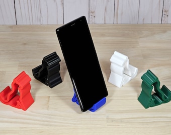 3D Printed Cat Phone Stand or Business Card Holder | iPhone, Android, Desk Organizer Accessory