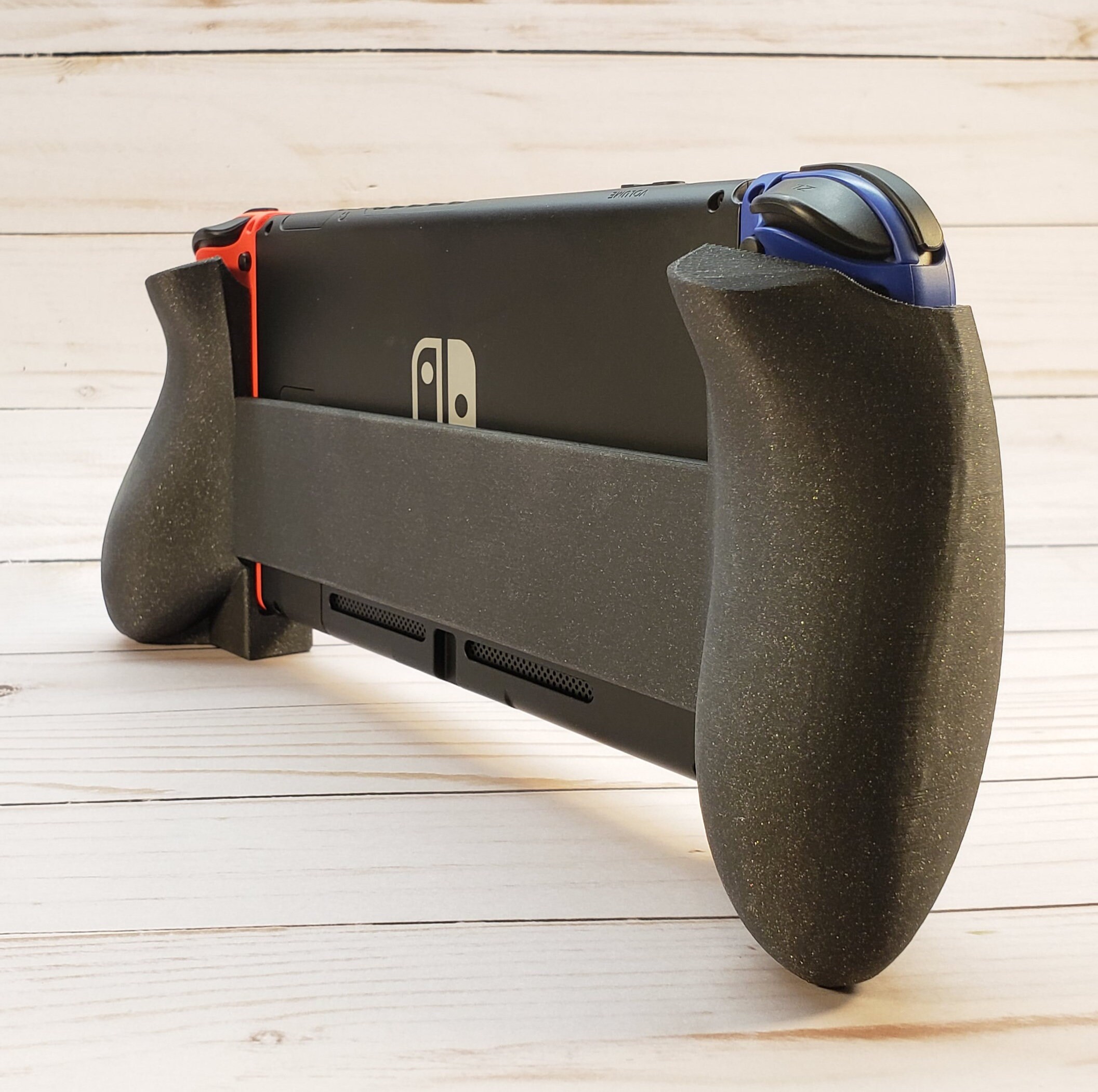 Controller Hand Grip Lightweight Ergonomic Design Game Remote Control Holder For Joycon Red