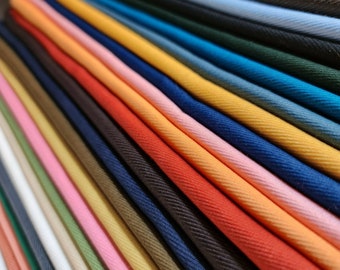 Plain Thick Cotton Drill Workwear Twill Fabric Dress Craft Quilting Sheeting Material 58" By The Meter
