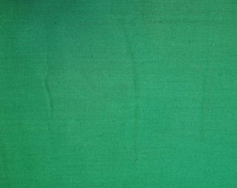 Green 100% Cotton Plain Fabric for Crafts Dress Quilting Lining Material 44" by the Meter
