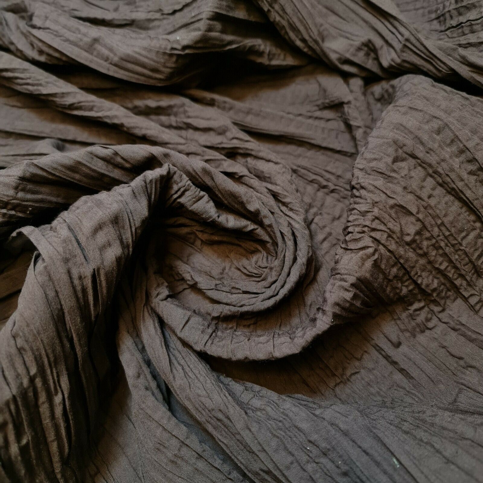 Creased Crinkle 100 Cotton Plain Boho Fabric Material Crushed Etsy