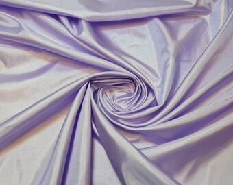 Lilac Antistatic Dress Lining Fabric 100% Polyester 150cm 50+Colours Dress Craft Draping Material 58" By The Meter