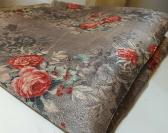 Floral Raw Silk Faux Dupion 100% Polyester Upholstery Fabric Bridal Material 44"