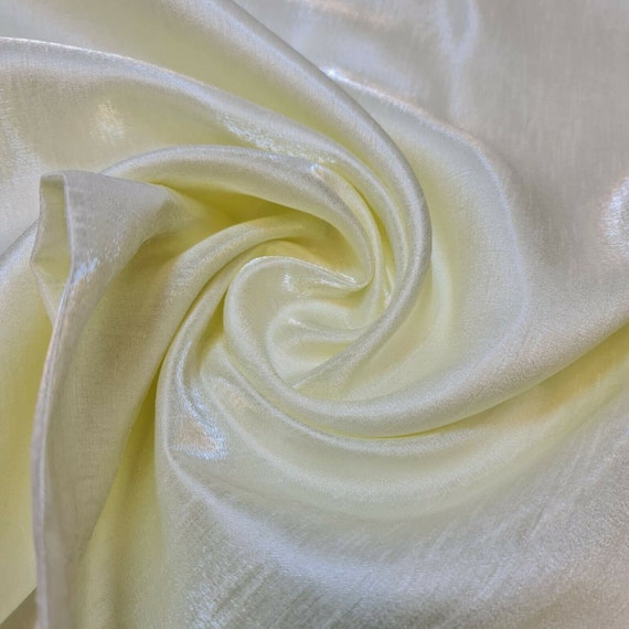 Cream Plain Cotton Silk Fabric (1 Mtr): Luxurious and Versatile