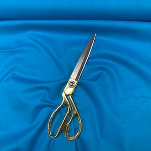 Premium Quality 44&quot; Plain 100% Cotton Fabric for Crafts and Dressmaking By The Meter - Turquoise