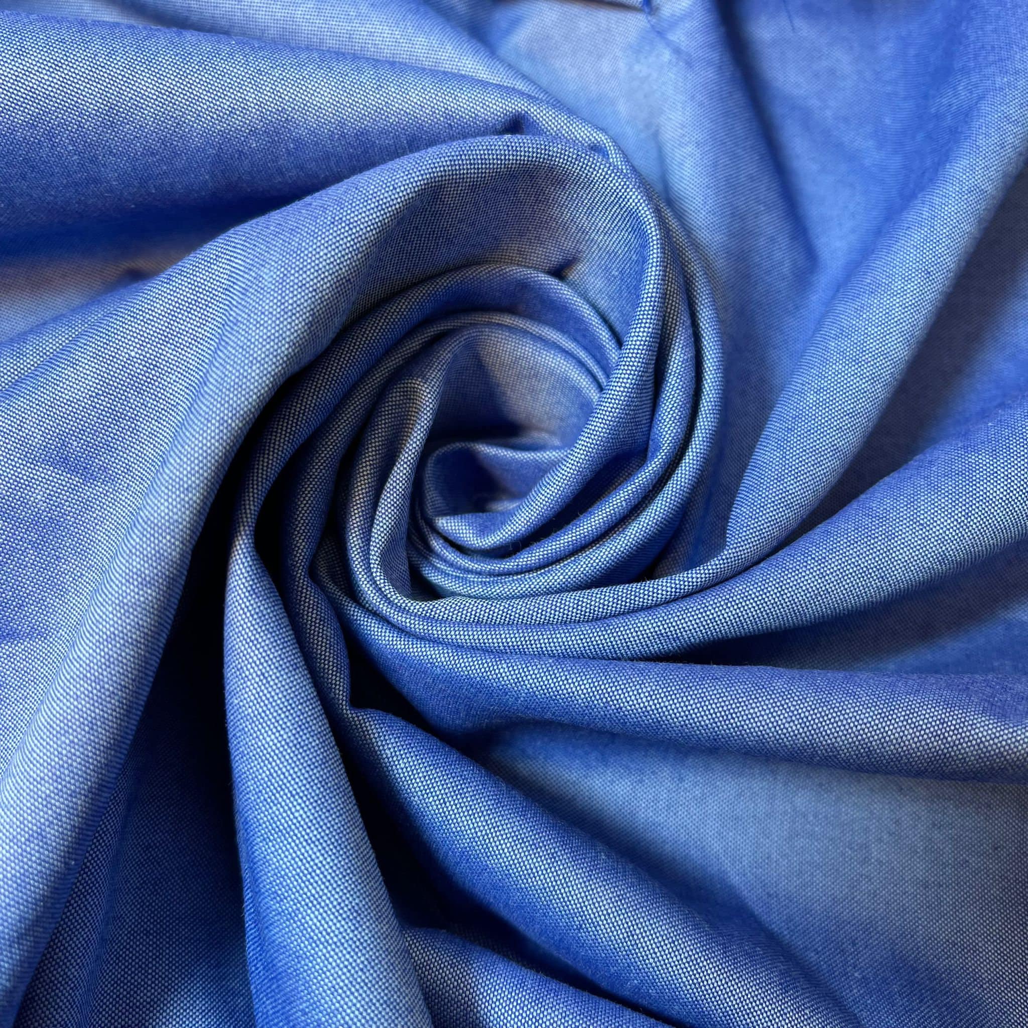 Hilo teñido cambray 100% tela de lino, varios colores, 53/54 pulgadas por  metro (café)