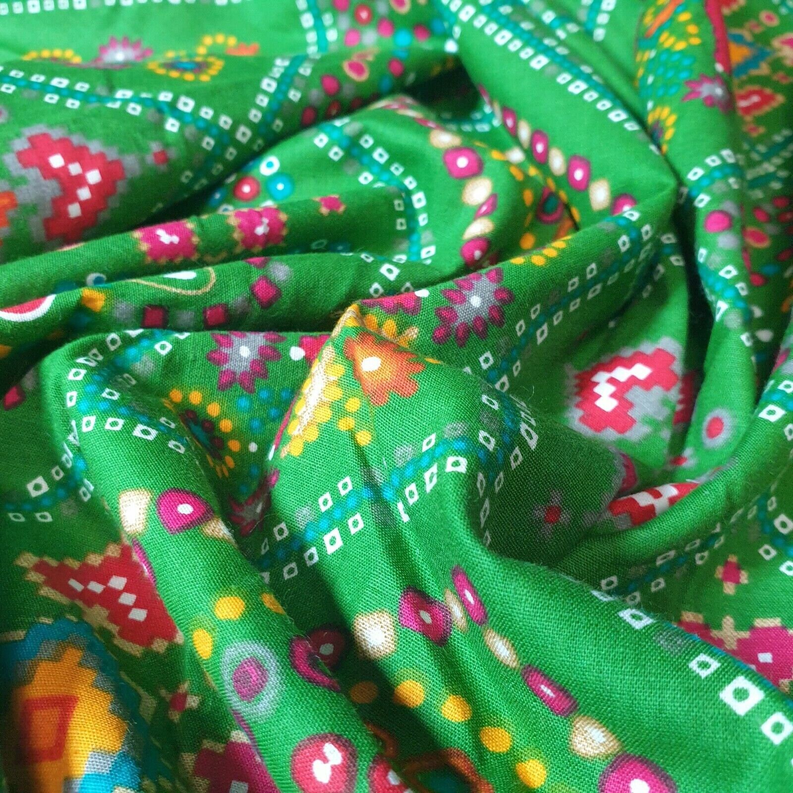 Indianbeautifulart Damen Salwar - Baumwoll-Hose Mit Ethnischer Stickerei & Verstellbarer Taille