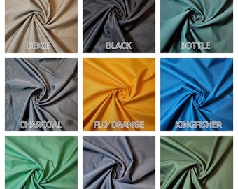 Waterproof Fabric Outdoor Cover Canopy Shower Curtain Material 58" By The Meter