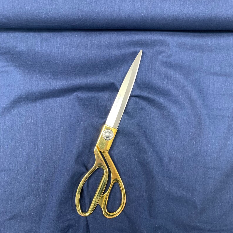 Navy Blue Premium Quality 44 Plain 100/% Cotton Fabric for Crafts and Dressmaking By The Meter