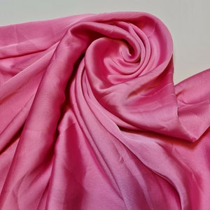 Baby Pink New Silky Charmeuse Satin Lightweight Bridal Dress Drape Décor Fabric 58&quot;