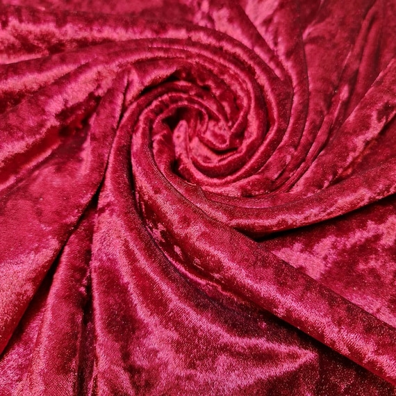 Pink Plain Velvet Fabric
