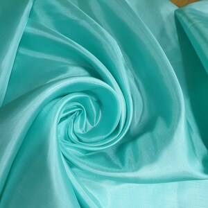 Mint Antistatic Dress Lining Fabric 100% Polyester 150cm 50+Colours Dress Craft Draping Material 58&quot; By The Meter