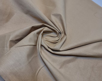 Skin Plain 100% Cotton Fabric Dress Craft Quilting Lining Material By Metre 44 Inch Wide