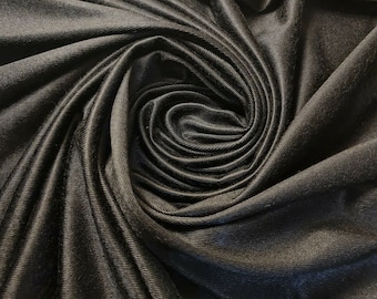 Black Sweatshirt T-shirt Viscose Brushed Fabric Hoodie Jersey School Material58"