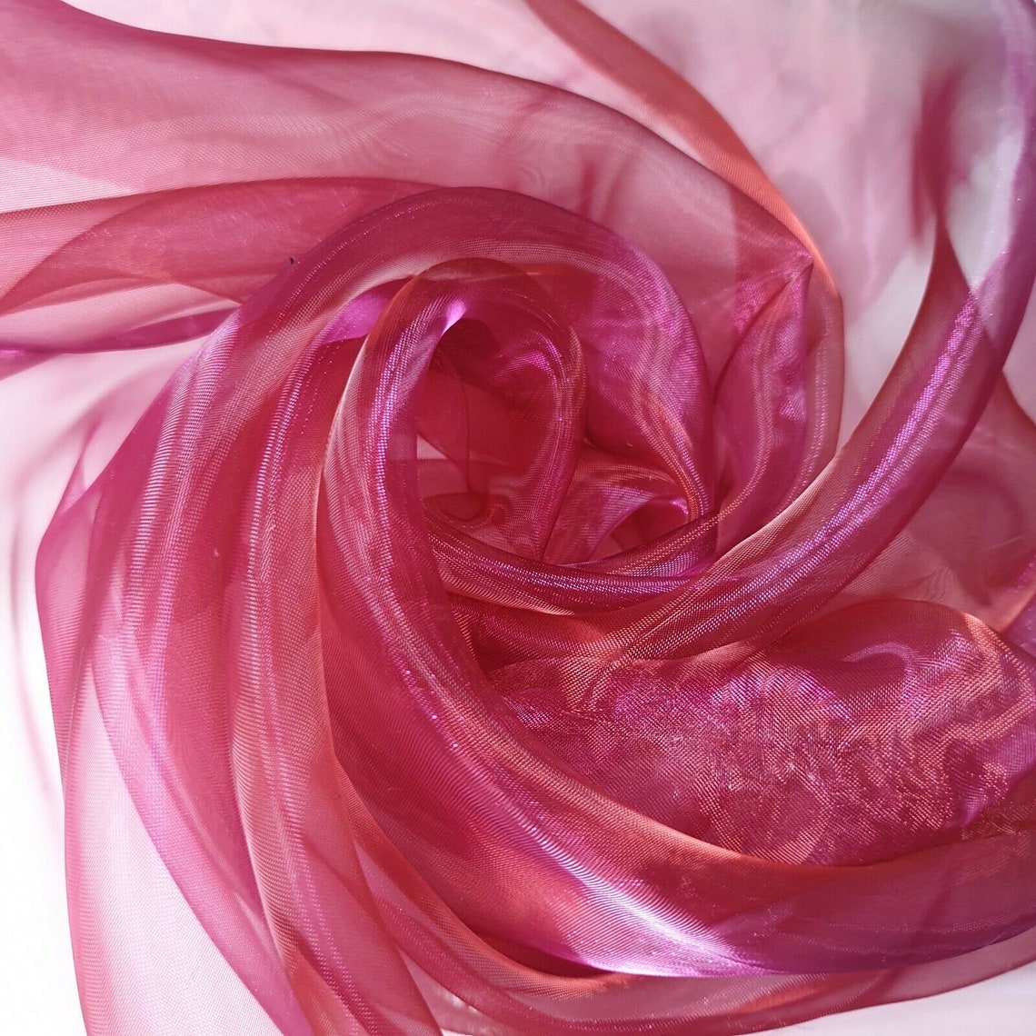 Sheer Organza Fabric Voile Drape Curtain Wedding Fabric Etsy