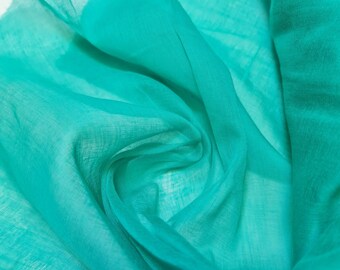 Baumwoll-Musselin Voile Stoff – Weicher Käsetuch-Stoff 44 Zoll Breit | Ideal Zum Drapieren, Nähen & Basteln