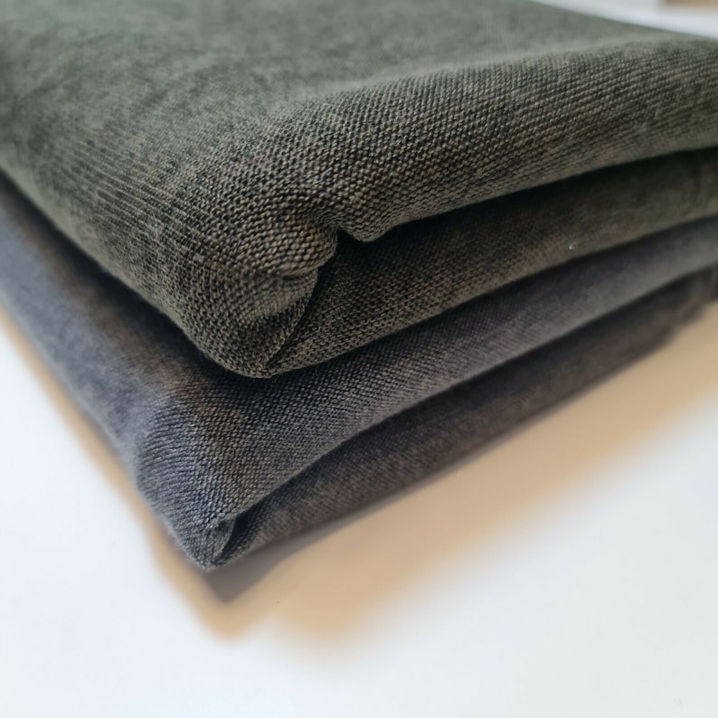 Plain Grey Viscose Lycra Knitted Jersey Stretch Fabric Material 58
