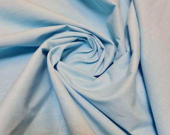 sky blue cotton dress material Sky Blue Embroidery Cotton Blend Unstitched Dress Material Meenabazaar