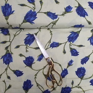 Floral 100% Baumwolle Rasen Stoff Kleid Handwerk Kostüm Material 44 "Meter