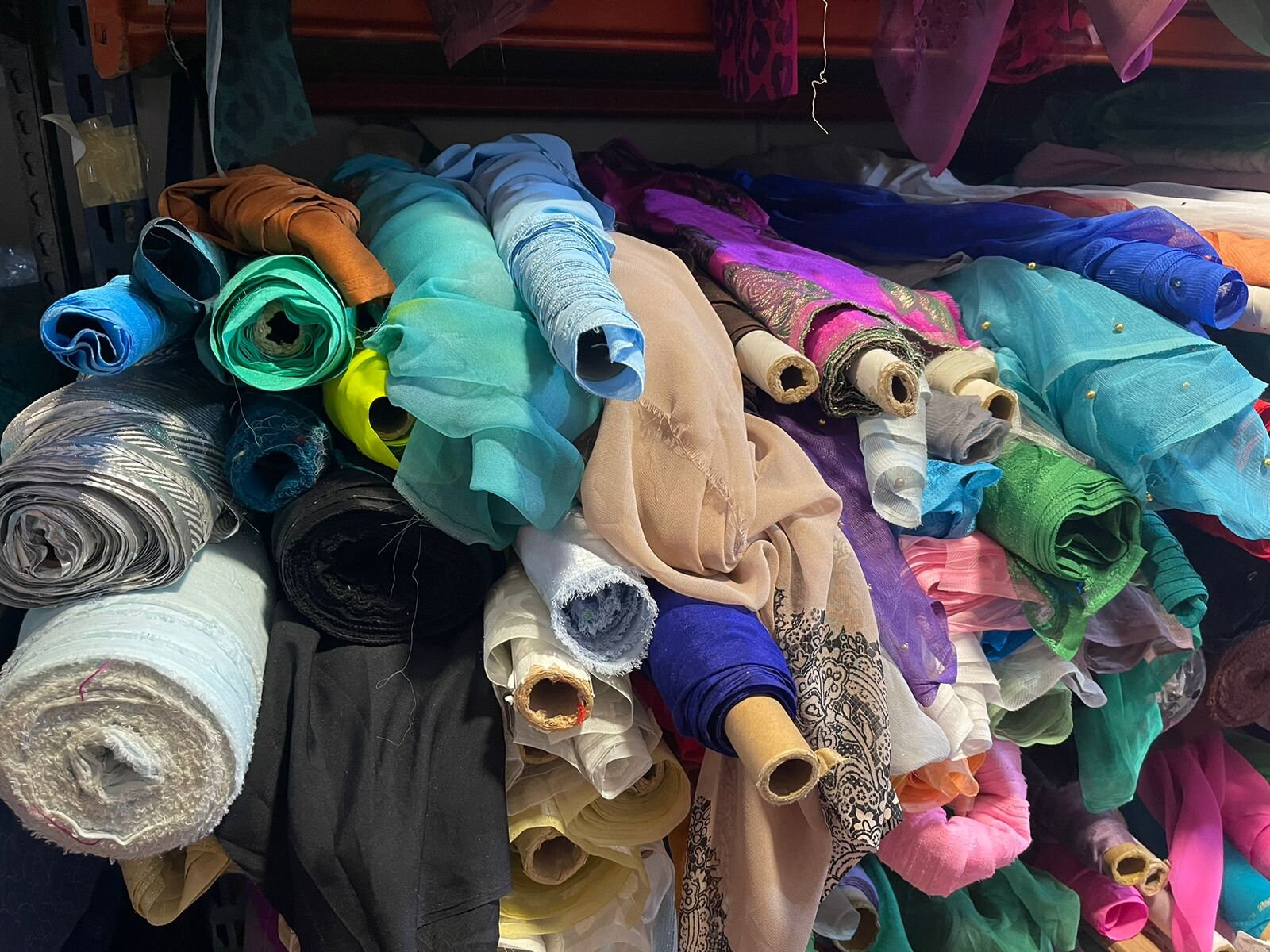 100% Poliestere Pesante Tinto In Filo, Crêpe Koshibo - Foto 6