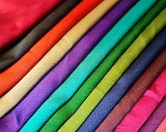 Glossy Charmeuse Silk Satin Bridal Dress Polyester Lining Craft Fabric 44" Meter