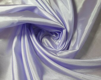 Lilac Antistatic Dress Lining Fabric 100% Polyester 150cm 50+Colours Dress Craft Draping Material 58" By The Meter