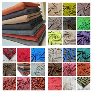 Déstockage pour robe en jersey ponte Roma et viscose extensible, matériau artisanal 58 po. 150 cm au mètre