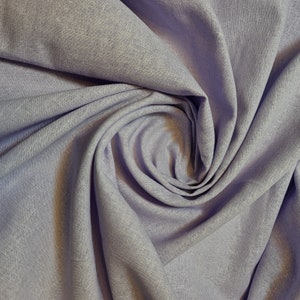 Lilac Linen Fabric for Dressmaking Clothing Curtains Home Decor Craft Material By The Meter 58&quot;