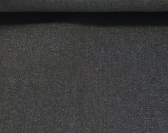 Midnight Blue Stretch Denim Fabric 58" Wide – Cotton Jeans Dressmaking Sewing Material by the Metre