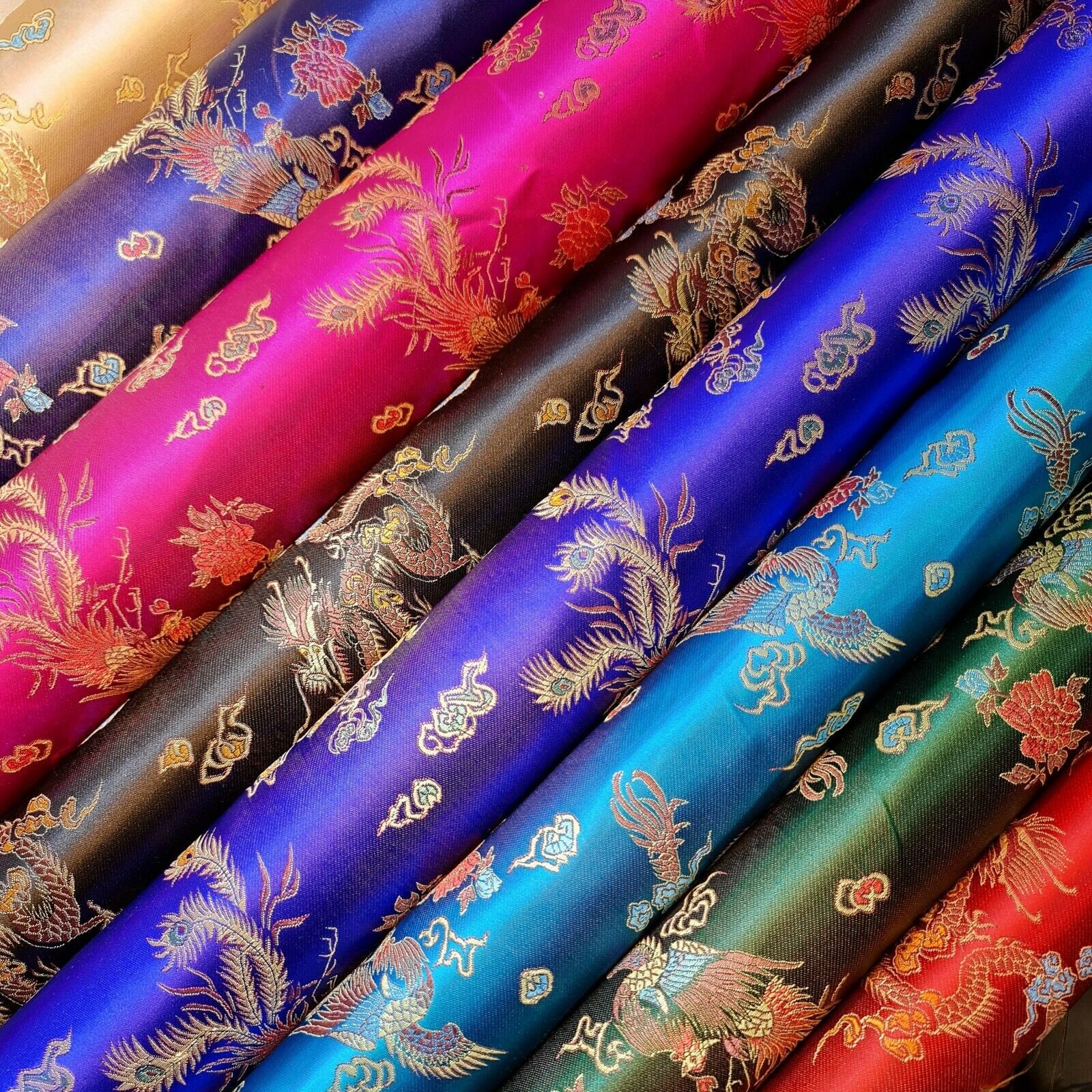 Chinese Brocade Handmade Silk Embroidery Padded Zipper - Temu