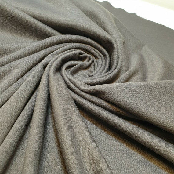 New Plain Viscose 4 Way Stretch Rayon Spandex Jersey Dress Fabric 58 silver  Grey -  Canada
