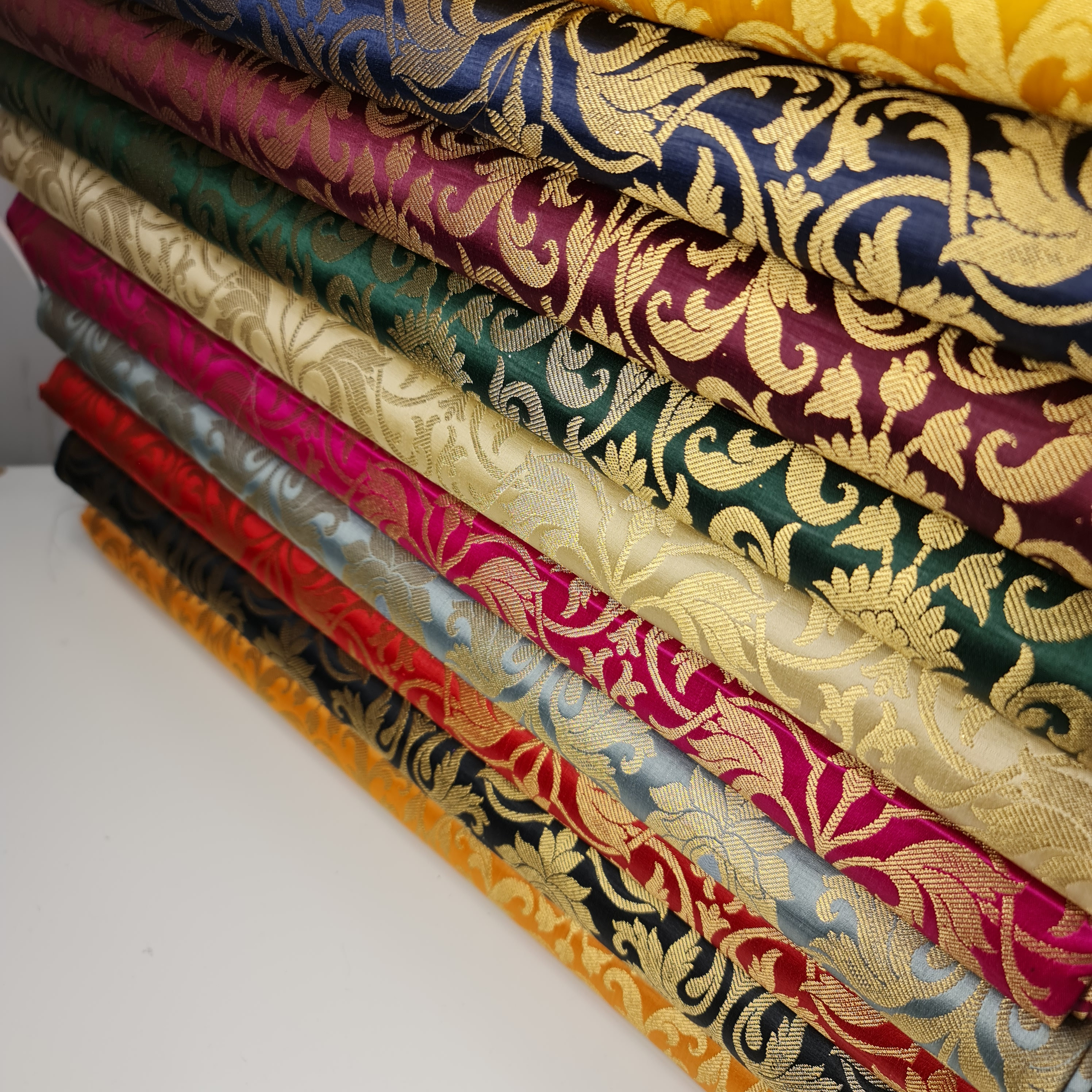 Luxurious Floral Gold Metallic Indian Banarasi Brocade Fabric - Etsy UK